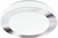 EGLO LED Deckenleuchte "LED CARPI", wei&szlig; (chromfarben, wei&szlig;), 1, &Oslash; 30cm H: 7,5cm,