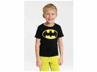 T-Shirt LOGOSHIRT "Batman" Gr. 122, schwarz (schwarz, gelb) Mädchen Shirts...