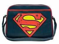 Schultertasche LOGOSHIRT "Superman - Logo" Gr. B/H: 35 cm x 27.5 cm, rot...