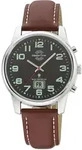 Funkuhr MASTER TIME "Super Power", braun (cognacfarben, schwarz), Armbanduhren,