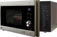 LG Mikrowelle "MH 6565 CPS" Grill 1000 W Smart Inverter Technologie, echte Glasfront