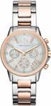 Chronograph ARMANI EXCHANGE, gold (silberfarben, ros&eacute;goldfarben), Armbanduhren,