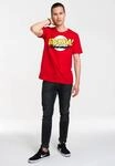 LOGOSHIRT T-Shirt "Bazinga - The Big Bang Theory" mit coolem Frontdruck