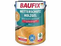 BAUFIX Holzschutzlasur "Wetterschutz-Holzgel" Farben Gr. 5,00 l, braun (eiche hell)
