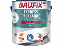 BAUFIX Wetterschutzfarbe "Express Deckfarbe" Farben Gr. 2,50 l, weiß Farben Lacke