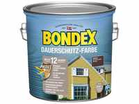 BONDEX Wetterschutzfarbe "DAUERSCHUTZ-FARBE" Farben Gr. 2,5 l, braun (kakao,