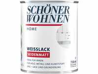 SCHÖNER WOHNEN FARBE Weißlack "Home Weißlack", 750 ml, weiß, seidenmatt, ideal