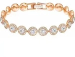 Armband SWAROVSKI "Una Angelic" Gr. M, rosa (ros&eacute;goldfarben, kristallwei&szlig;),