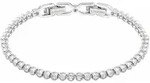 Tennisarmband SWAROVSKI "Imber Tennis Emily" Gr. M, silber (silberfarben,