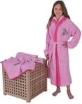 W&ouml;rner Kinderbademantel "Bademantel Pferd rosa" 1 Stk.