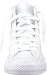 Sneaker CONVERSE "Chuck Taylor All Star Hi Monocrome Leather", Gr. 38, wei&szlig;,...