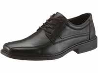 Schnürschuh RIEKER Gr. 40, schwarz Herren Schuhe Schnürhalbschuhe mit klassischer
