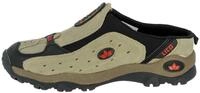 Slipper LICO "Sabot Storm", Damen, Gr. 36, beige (braun), Veloursleder, Schuhe