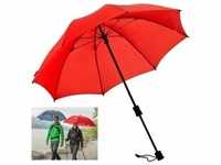 Stockregenschirm EUROSCHIRM "Swing handsfree, rot" rot Regenschirme Stockschirm
