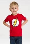 LOGOSHIRT T-Shirt "DC - Flash Logo" mit coolem The Flash-Logo
