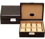 Uhrenbox WINDROSE "Merino, 803679.08", schwarz (schwarz, beige),...