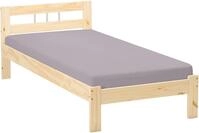 Inter Link Massivholzbett "Jana, Einzelbett in Natur, G&auml;stebett, Jugendbett"...