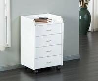 Inter Link Rollcontainer "Pronti 4 Schubladen, B&uuml;ro & Homeoffice Stauraum,