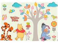 Komar Wandtattoo "Winnie Pooh Nature Lovers", (14 St.)