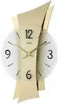 Wanduhr AMS "9397", gold (goldfarben), Wanduhren, B/H/L: 6cm x 46cm x 23cm,...