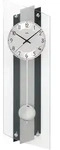 Funk-Pendelwanduhr AMS "F5262", silber (silberfarben, schwarz), Wanduhren,...