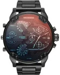 Chronograph DIESEL "MR. DADDY 2.0", schwarz, Armbanduhren, Herren, Chronograph,