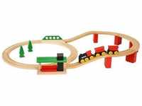 Spielzeug-Eisenbahn BRIO "Classic Deluxe-Set" Spielzeugfahrzeuge bunt Kinder Ab 2