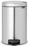 Brabantia M&uuml;lleimer "NewIcon Treteimer, 12L" sanft schlie&szlig;ender Deckel, mit
