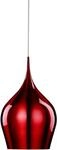 SEARCHLIGHT Pendelleuchte "Vibrant-Pendelleuchte - Metallic", weinrot, H: 44cm, 1