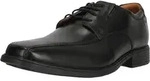 Schn&uuml;rschuh CLARKS "Tilden", Herren, Gr. 41, schwarz, Leder, Schuhe Schn&uuml;rschuh, im