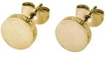 Paar Ohrstecker LIEBESKIND BERLIN "Schmuck Geschenk Edelstahl Ohrringe Kreis", gold