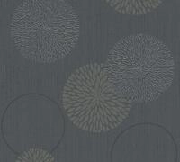 A.S. Cr&eacute;ation Vliestapete "Black and White" Motiv botanisch floral strukturiert