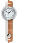 Funk-Pendelwanduhr AMS "5271", beige (kernbuchefarben), Wanduhren, B/H/L: 5cm x...