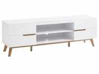 Lowboard MCA FURNITURE "Cervo" Sideboards Gr. B/H/T: 169 cm x 56 cm x 40 cm, 4, weiß