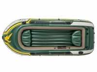 Schlauchboot INTEX "Seahawk 4" Kleinboote grün (grün, gelb) Wasserspielzeug