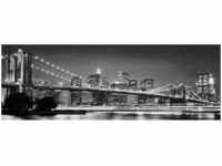 KOMAR Fototapete "Brooklyn Bridge" Tapeten 368x127 cm (Breite x Höhe), inklusive