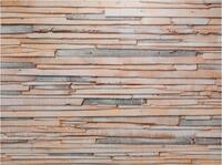 Komar Fototapete "Whitewashed Wood - Gr&ouml;&szlig;e 368 x 254 cm" bedruckt glatt...