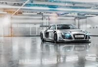 Komar Fototapete "Audi R8 Le Mans - Gr&ouml;&szlig;e 368 x 254 cm" bedruckt glatt Wohnzimmer,