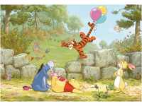 KOMAR Fototapete "Winnie Pooh Ballooning" Tapeten Gr. B/L: 368 m x 254 m, Rollen: 8