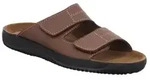Pantolette ROHDE "Soltau-H", Herren, Gr. 40, braun (dunkelbraun), Nubukleder, Schuhe