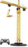 RC-Kran JAMARA "Liebherr Turmdrehkran", gelb, Fernlenkfahrzeuge, KinderH:100cm