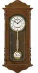 Pendelwanduhr AMS "W7013/1", braun (nussbaumfarben), Wanduhren, B/H/L: 30cm x...
