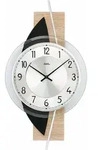 Wanduhr AMS "W9551", silber (schieferfarben, silberfarben, sonomafarben),...