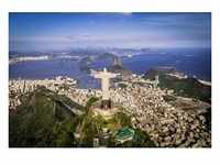 PAPERMOON Fototapete "Rio de Janeiro" Tapeten Gr. B/L: 3,5 m x 2,6 m, Bahnen: 7 St.,