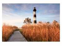 PAPERMOON Fototapete "Bodie Island Lighthouse" Tapeten Gr. B/L: 3,5 m x 2,6 m,