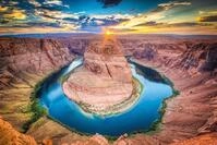 Papermoon Fototapete "Horseshoe Bend" glatt