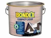 BONDEX Holzschutzlasur "COMPACT-LASUR" Farben Gr. 2,5 l, weiß Holzlasuren