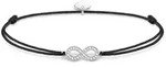 Armband THOMAS SABO "Little Secret Infinity/Unendlichkeitsschleife", schwarz