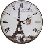 Myflair M&ouml;bel & Accessoires Wanduhr ""Eiffelturm II"" r&ouml;mische Ziffern, 33,8...
