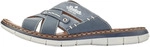 Rieker Pantolette, Sommerschuh, Schlappen, Poolslides, mit Leder-Innensohle